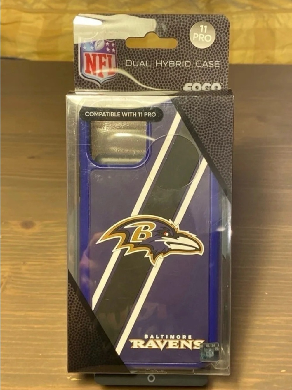 NFL Baltimore Ravens iPhone 11Pro dual hybrid case